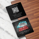 Search for mobile code business cards Modern professional trendy