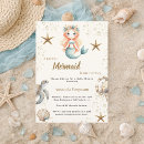 Search for mermaid baby girl shower invitations Pink