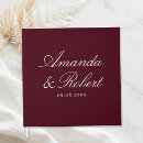 Search for burgundy guest books Calligraphy