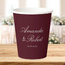 Search for wedding paper cups Minimalist