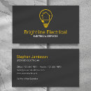 Search for lightbulb business cards Construction
