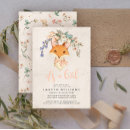 Search for fox invitations Vintage