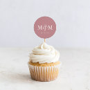 Search for dusty rose round stickers Monogrammed