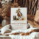 Search for barrel birthday invitations Cowgirl