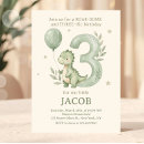 Search for 3 year old boy birthday invitations Boys jurassic dino party