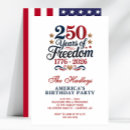 Search for americas invitations 250 years