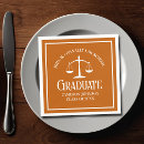 Search for law school graduation napkins Scales of justice