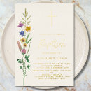 Search for rustic greenery christening invitations Watercolor