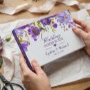 Search for purple wedding guest books Engagement