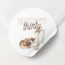 Search for birthday party hat stickers Western
