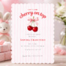 Search for cherry invitations Red