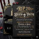 Search for rip 20s invitations Death to my youth