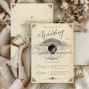 Search for victorian wedding invitations Gothic
