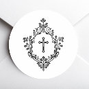 Search for black and white cross stickers Vintage
