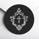 Search for black and white cross stickers Vintage
