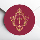 Search for red and gold foil stickers Burgundy