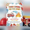 Search for fire birthday invitations Boy