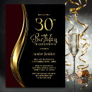 Search for maroon black birthday invitations Elegant