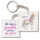 Search for glitter stars key rings Girl