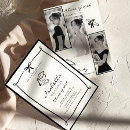 Search for black and white graduation invitations Whimsical