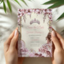 Search for pink floral save the dates Mis quince anos