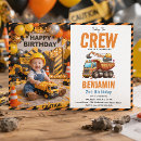 Search for work truck invitations Dump truck party