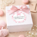 Search for watercolor stripes stickers Pink bow