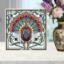 Search for peacock design tiles Vintage