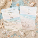 Search for sand beach wedding invitations Watercolor