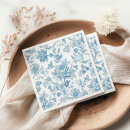 Search for blue toile napkins Floral