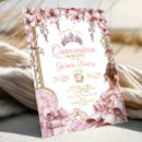 Search for bling quinceanera invitations Floral