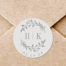 Search for rustic blue wedding stickers Modern