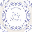 Search for unique illustration stickers Baby shower