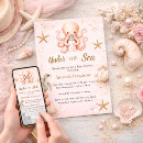 Search for under the sea invitations Pink