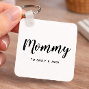 Search for handwritten calligraphy key rings Mother