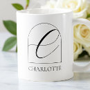 Search for c initial mugs Black and white