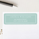 Search for turquoise return address labels Elegant