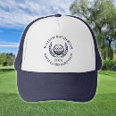 Search for ornate initial hats Navy blue