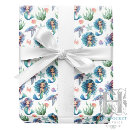 Search for aqua blue wrapping paper Fish