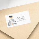 Search for geometric return address labels Vintage