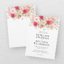 Search for bright floral wedding invitations Watercolor flower bouquet