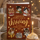 Search for cute cat birthday cards Watercolor