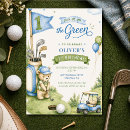 Search for golf birthday invitations Hole in one birthday