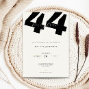 Search for 44th birthday invitations Elegant