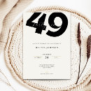 Search for 49th birthday invitations Stylish