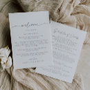 Search for welcome bag letter of day of stationery Bride