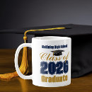 Search for gold blue mugs College