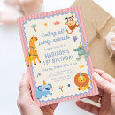 Search for cute kids birthday invitations Calling all party animals