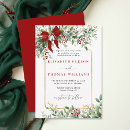 Search for red berries wedding invitations Winter