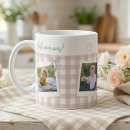 Search for gingham mugs Photo collage